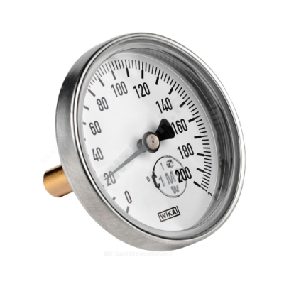 Термометр биметаллический осевой Дк80 L=40мм G1/2" 200С A50.10 Wika 3905055 (36523027)