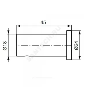 Крючок для одежды CONNECT хром Ideal Standard N1380AA