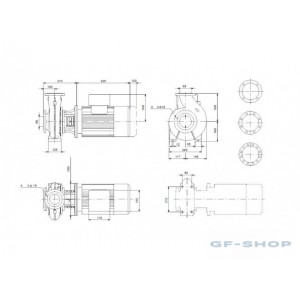 Насос консольно-моноблочный GRUNDFOS NB 65-125/120-110 AF2ABQQE