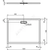 Поддон душевой акрил прямоугольный ULTRAFLAT NEW 1200х900х25 белый Ideal Standard T448301 .