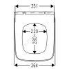 Сиденье для унитаза Dama Senso дюропласт Soft close Roca ZRU9302820
