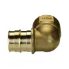 Угольник для PE-X латунь Дн 16х1/2" ВР GX129 Giacomini GX129Y033