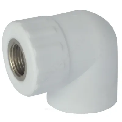 Угольник PP-R комбинированный белый ВР Дн 20х1/2" RTP (РосТурПласт) 10790