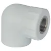 Угольник PP-R комбинированный белый ВР Дн 20х1/2" RTP (РосТурПласт) 10790