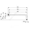 Держатель для верхнего душа Ideal Standard B9445XG