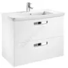 Тумба под умывальник 70 THE GAP Original белый глянец Roca ZRU9302878