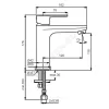 Смеситель для умывальника CERAFINE O одноручный Ideal Standard BC554AA