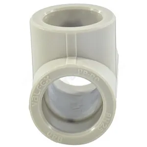 Тройник PP-R серый Дн 40 внутренняя пайка VALFEX 10111040Г