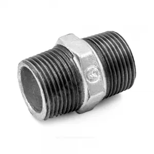 Ниппель прямой чугун оц Ду 20 (3/4") НР Fittex PLUS