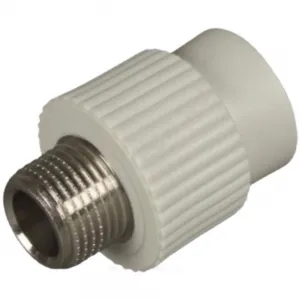Муфта PP-R комбинированная серая Дн 25х3/4" НР VALFEX 10130025Г