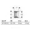 Муфта ПНД переходная Дн 90х110 Geberit 367.928.16.1