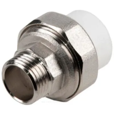 Муфта PP-R комбинированная разъемная белая НР Дн 25х1/2" VALFEX 10156115