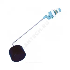 Клапан для бачка наливной 1/2" боковое подключение металлическое коромысло РБМ 20