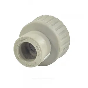Муфта PP-R комбинированная серая Дн 25х3/4" НР RTP (РосТурПласт) 10945