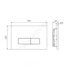 Кнопка для инсталляции OLEAS P2 хром Ideal Standard R0119AA