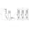 Установка повышения давления ACTIVE DRIVER 3 KVC A.D.60/120 T DAB 60122680