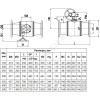 Кран шаровой сталь JIP/G-FF Ду 200 Ру25 фл с редуктором Danfoss 065N0356G