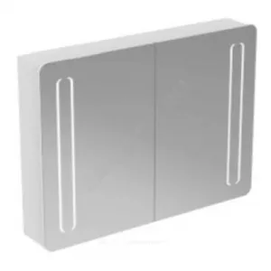 Шкаф зеркальный MIRROR&LIGHT алюминий с подсветкой Ideal Standard T3389AL