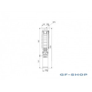 Насос скважинный Grundfos SP 30-7N Rp3 6"3X380-415/50 7.5kW