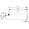 Держатель для верхнего душа Ideal Standard B9445AA .