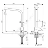Смеситель для кухонной мойки CERALOOK одноручный Ideal Standard BC174AA