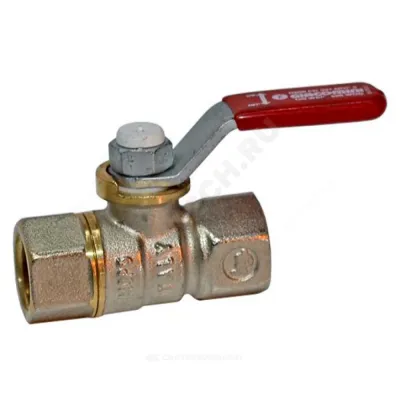 Кран шаровой латунь никель R950 Ду 8 Ру42 ВР полнопроходной рычаг Giacomini R950X021