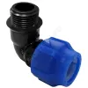 Отвод компрессионный ПЭ НР Дн 32х1/2"х90гр Ру16 VALFEX 1210012432012