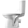 Унитаз-компакт Анимо белый нижний подвод косой выпуск 2/реж дюропласт Santek 1.WH30.2.134