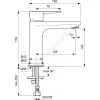 Смеситель для умывальника CERAFINE O одноручный Ideal Standard BC554XG