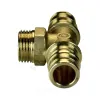 Тройник для PE-X латунь Дн 20х3/4"х20 НР GX153 Giacomini GX153Y044