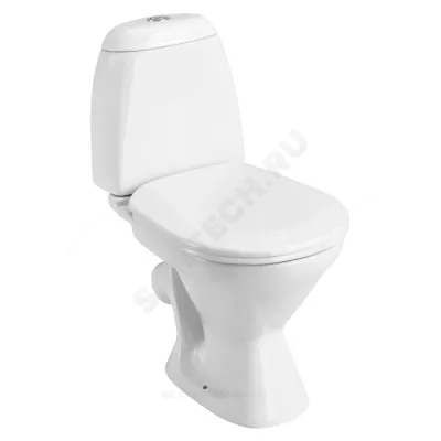 Унитаз-компакт Римини нижний подвод 1/реж полипропилен Santek 1.WH11.1.758