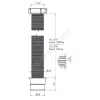 Гофра с гайкой 1 1/2"x40 L=650мм с переходником на 50мм Орио АС-2010