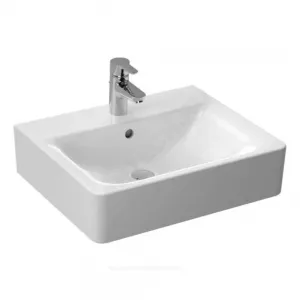 Умывальник подвесной Connect CUBE 55 1 отверстие под смеситель по центру Ideal Standard E784401