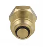 Клапан отсечной латунь 5009 для манометра/термоманометра G1/4"х1/2" ВР/НР Aquasfera 5009-01