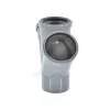 Крестовина PP-H 1-плоскостная серый Дн 110х50х50х45гр б/нап в/к VALFEX 27111550