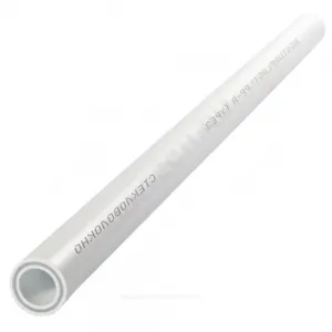 Труба PP-RGF белая арм стекловолокном Дн 20х2,8 Ру20 SDR7,4 Т<95С L=2м RTP (РосТурПласт) 10328