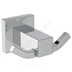 Крючок двойной для одежды IOM Square хром Ideal Standard E2193AA
