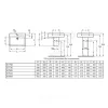 Умывальник подвесной Connect CUBE 60 белый Ideal Standard E794501 .