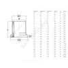 Втулка спигот ПЭ100 SDR11 под фланец Дн 110 (D1 125мм) Ру16 удлин