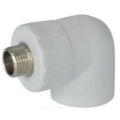 Угольник PP-R комбинированный белый НР Дн 20х1/2" RTP (РосТурПласт) 10799