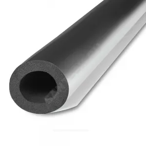 Трубка вспененный каучук ST 42/9 L=1м Тмакс=110°C черный с покрытием AL CLAD K-flex 09042214303CL