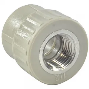 Муфта PP-R комбинированная серая Дн 25х3/4" ВР VALFEX 10129025Г