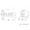 Насос консольный центробежный Grundfos NK 50-200/198 A2-F-A-E-BAQE