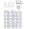 Труба сталь нерж CrNiMo 1.4401/AISI 316 Дн 108х2 L=6м маленькая связка Mapress Geberit 39211