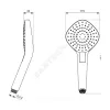Лейка для душа серия IDEALRAIN EVO DIAMOND L3 3 режима струи Ideal Standard B2232AA