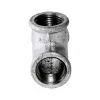 Тройник прямой чугун оц Ду 32 (1 1/4") ВР/ВР Fittex