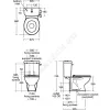 Бачок для унитаза CONTOUR 21 нижний подвод 1/реж Ideal Standard S306401.