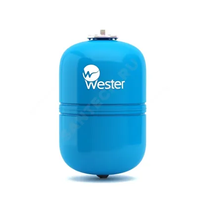 Гидроаккумулятор WAV 8 л 25 бар вертикальный Wester 2-14-0350