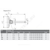Термометр биметаллический осевой Дк63 L=60мм G1/2" 160С A50.10 Wika 36523012