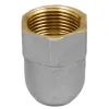 Угольник латунь никель Ду 25 (1") ВР/ВР 9001 ГОСТ 32585-2013 Aquasfera 9001-03